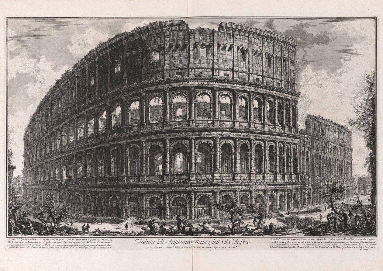 Widok autorstwa Giovanni Battista Piranesi