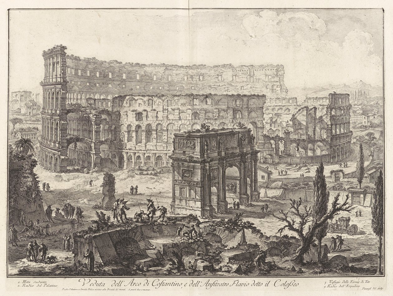 Widok autorstwa Giovanni Battista Piranesi
