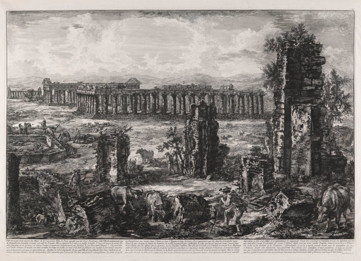 Widziany? tego, co pozostało z A. de l autorstwa Giovanni Battista Piranesi