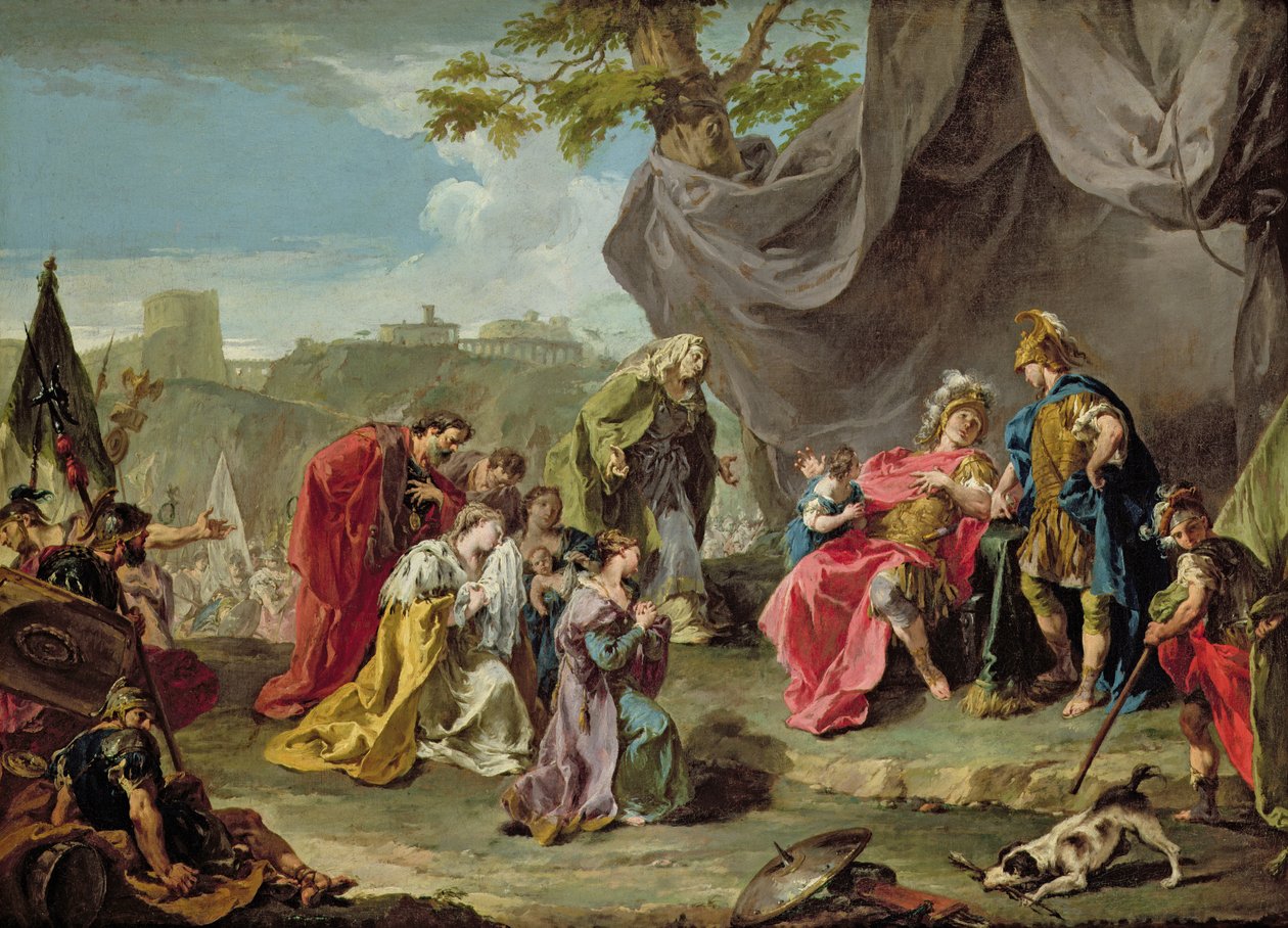Koriolan autorstwa Giovanni Battista Pittoni