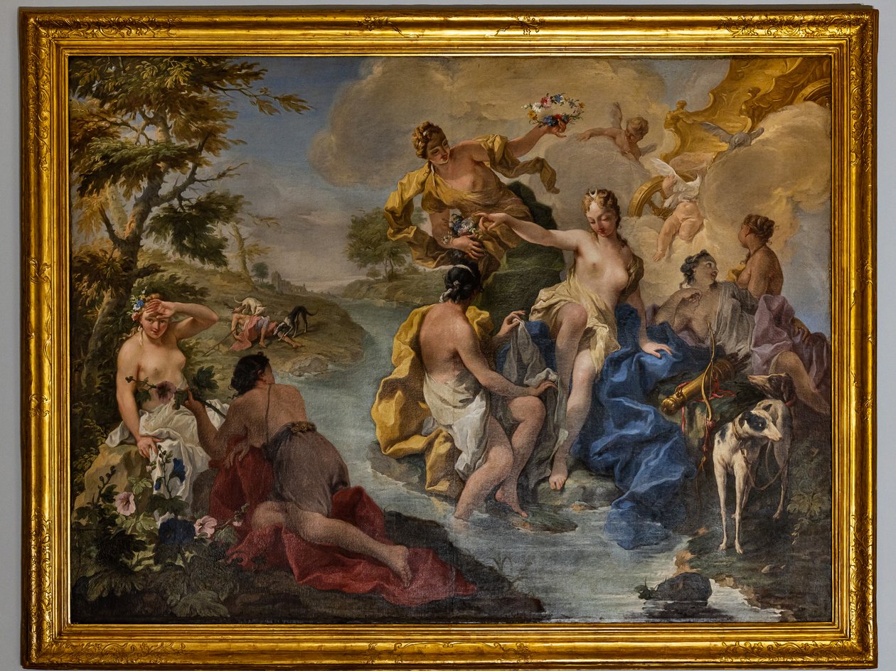 Diana i nimfy autorstwa Giovanni Battista Pittoni