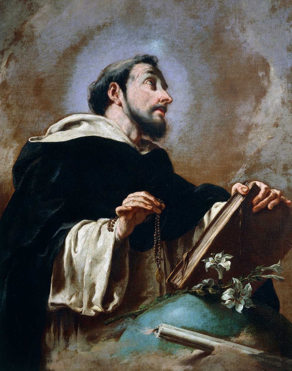 سینټ ډومینیک، د جیوانی بټیستا پیټوني ځوان (1687-1767) قطبونو لخوا autorstwa Giovanni Battista Pittoni