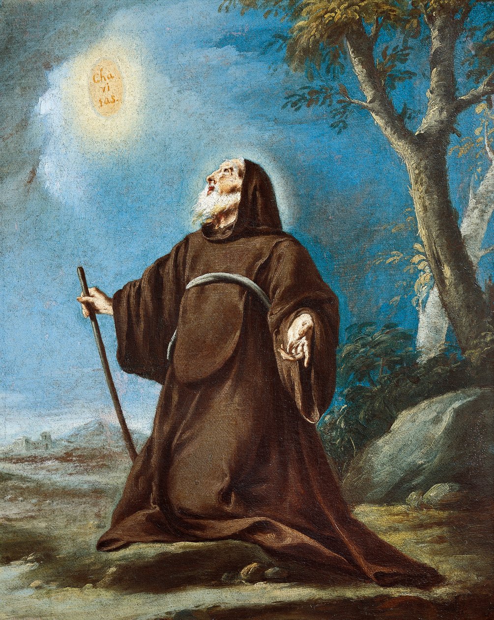Św. Franciszek z Paoli – Giovanni Battista Pittoni Młodszy (1687-1767) autorstwa Giovanni Battista Pittoni