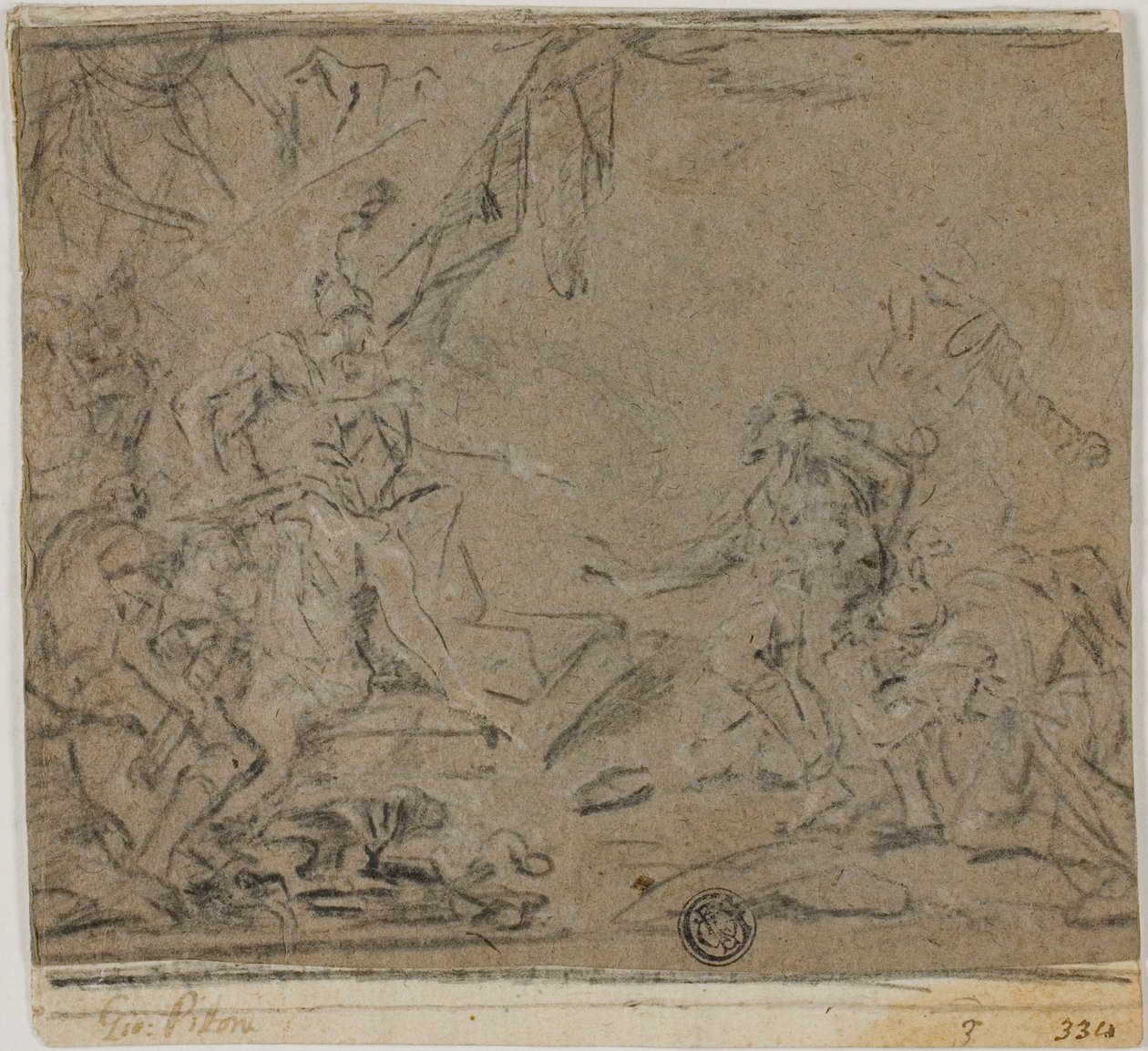 Rodzina Dariusza przed Aleksandrem autorstwa Giovanni Battista Pittoni the Younger