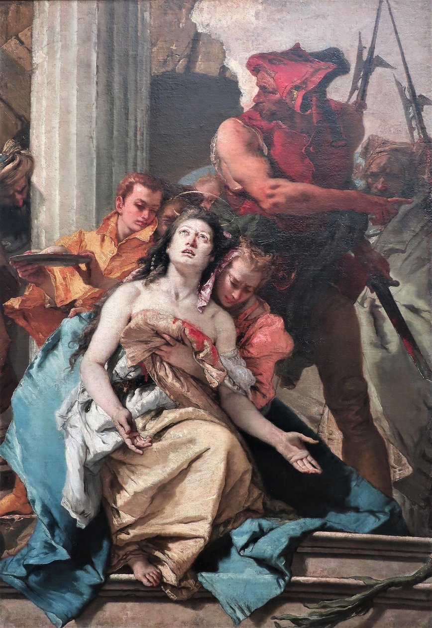 1755 Tiepolo Hl. Agathe autorstwa Giovanni Battista Tiepolo