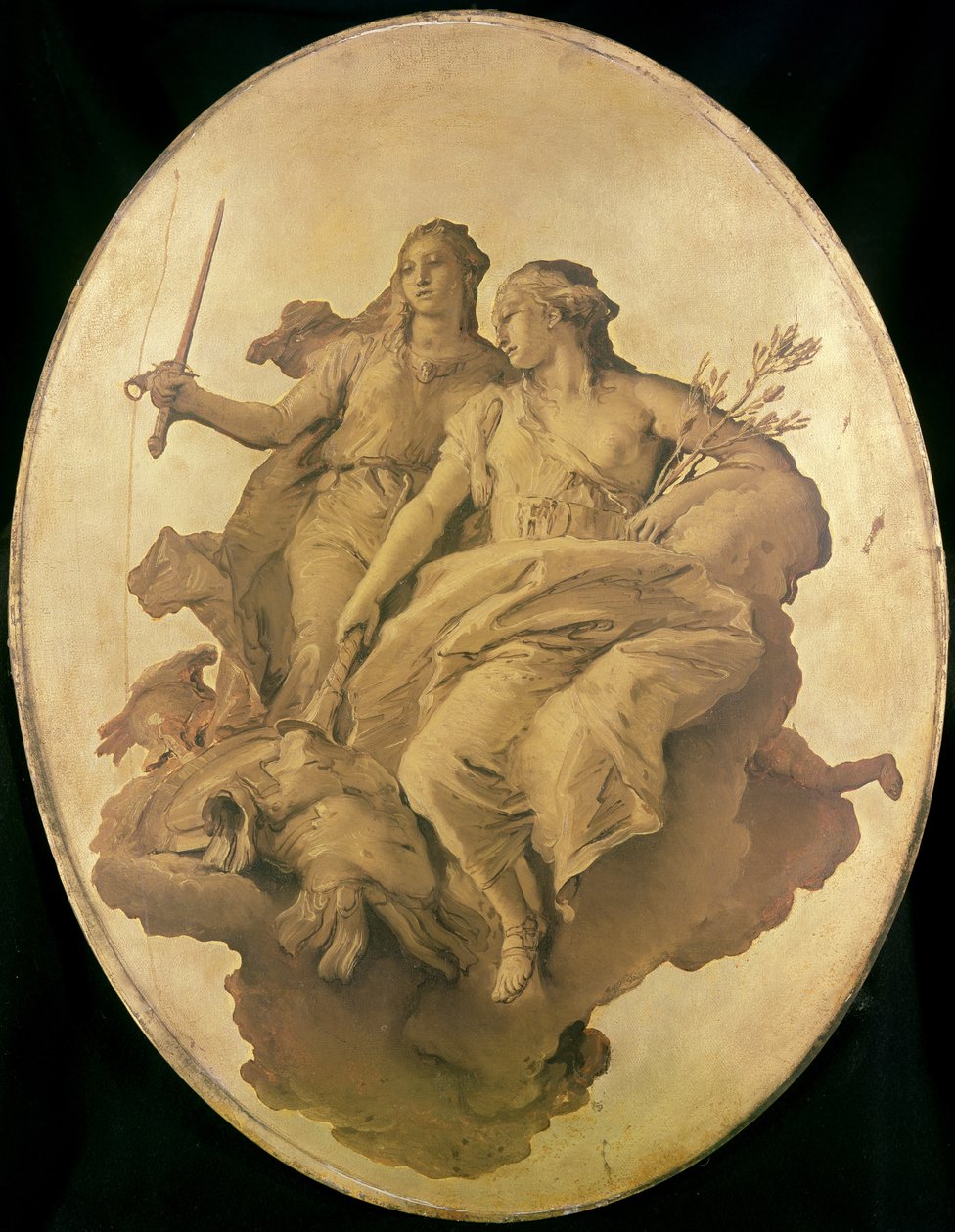 Alegoria Pokoju i Sprawiedliwości autorstwa Giovanni Battista Tiepolo