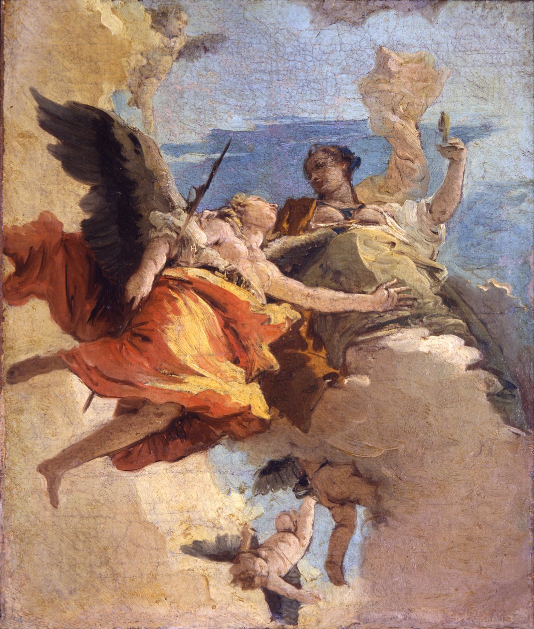 Alegoria cnoty i szlachetności autorstwa Giovanni Battista Tiepolo