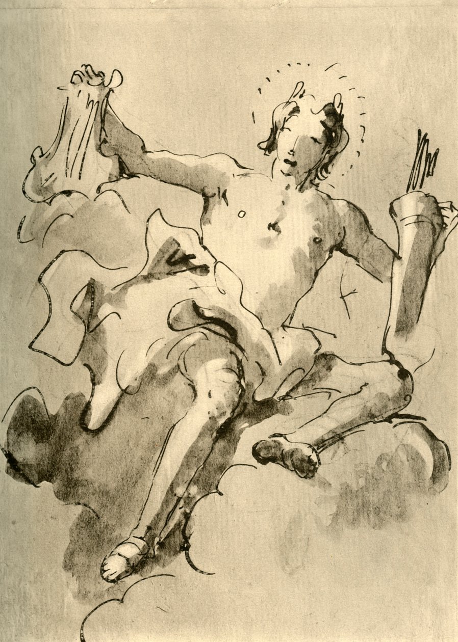 Apollo, ok. 1757, 1928 r autorstwa Giovanni Battista Tiepolo