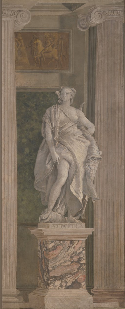 Arytmetyka, 1760. autorstwa Giovanni Battista Tiepolo