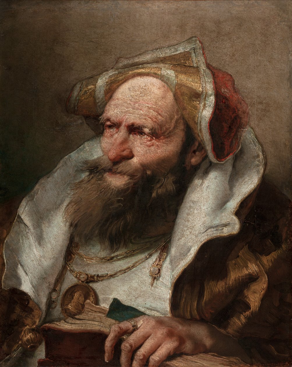 Popiersie starca, 1751-55 autorstwa Giovanni Battista Tiepolo