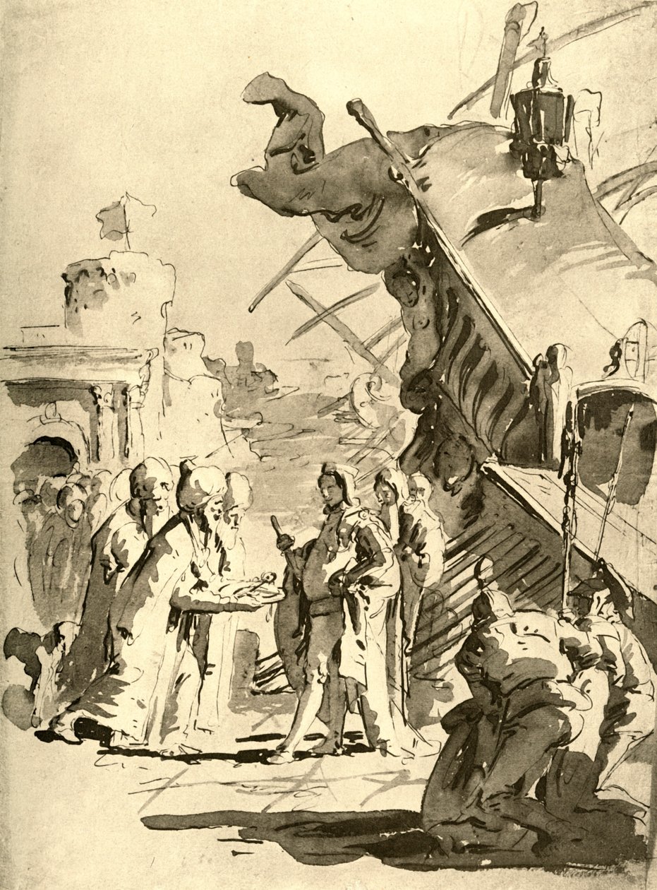 Kapitulacja miasta, poł. XVIII w., 1928 r. autorstwa Giovanni Battista Tiepolo