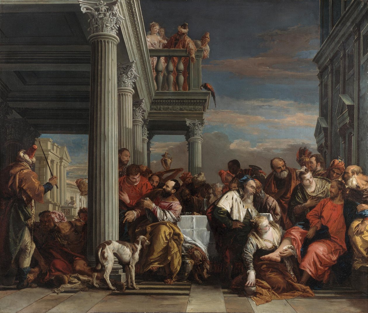 Christus im Haus des Simon des Pharisäers autorstwa Giovanni Battista Tiepolo