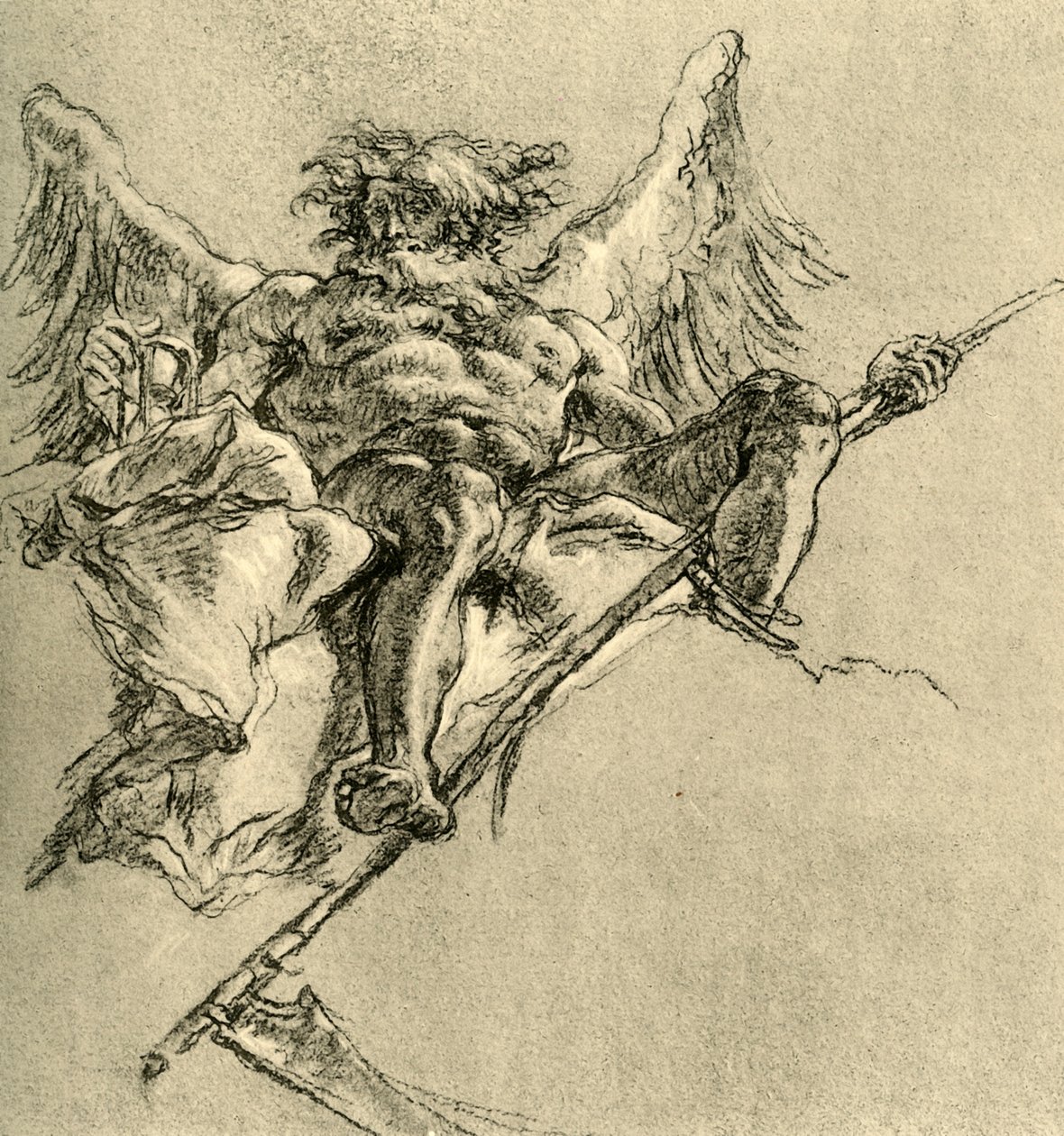 „Chronos”, 1752, 1928 autorstwa Giovanni Battista Tiepolo