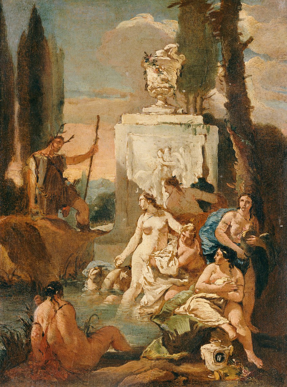 Diana i Acteon autorstwa Giovanni Battista Tiepolo