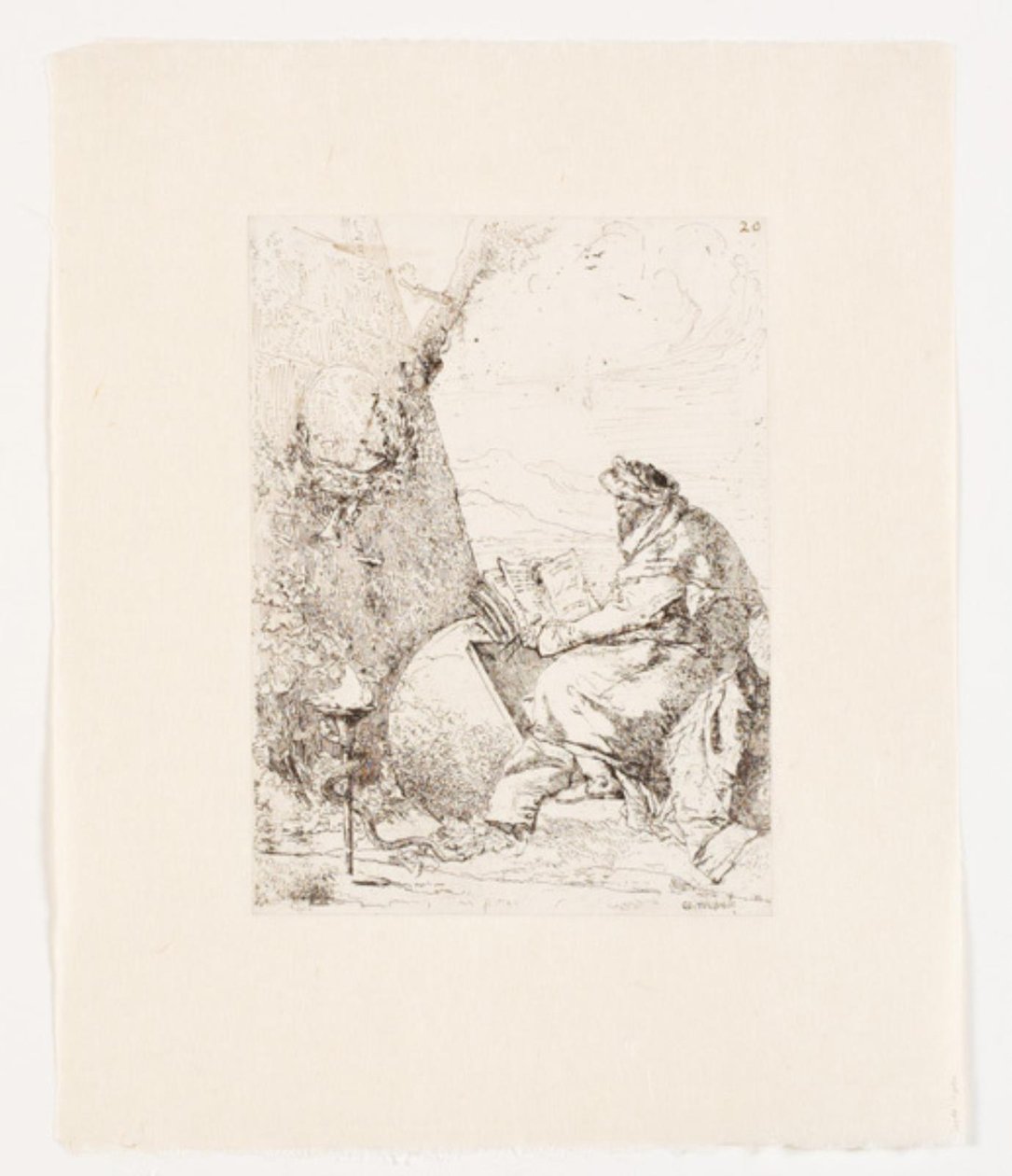 Filozof autorstwa Giovanni Battista Tiepolo