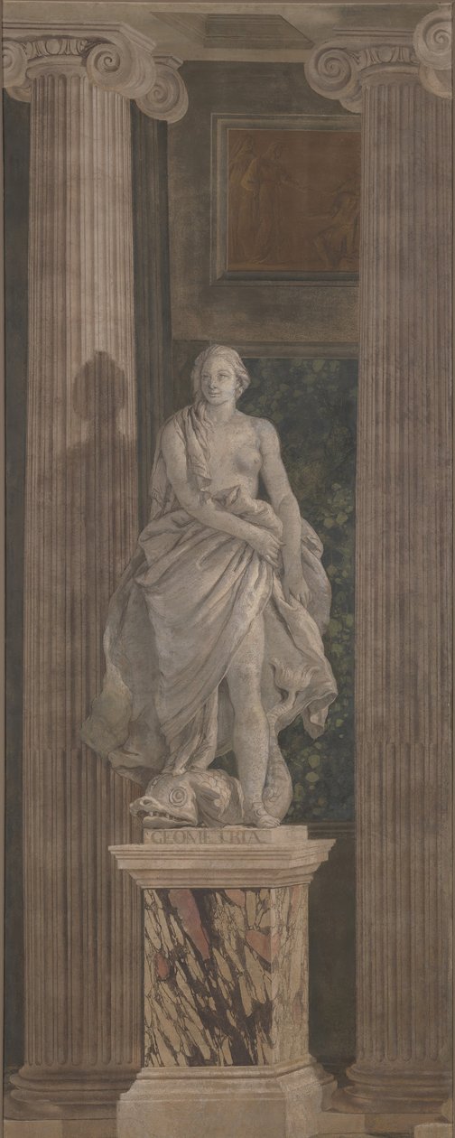 Geometria, 1760. autorstwa Giovanni Battista Tiepolo