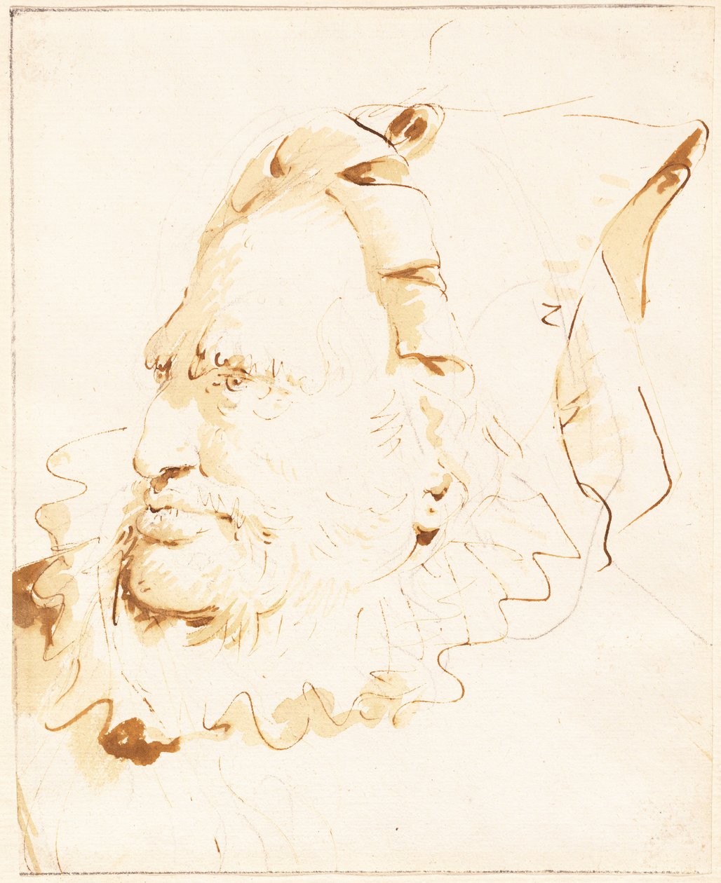 Głowa maga autorstwa Giovanni Battista Tiepolo