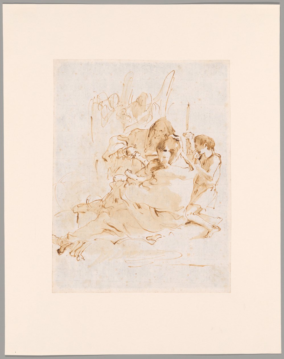 Święta Rodzina ze świętym Janem i dwoma aniołami autorstwa Giovanni Battista Tiepolo