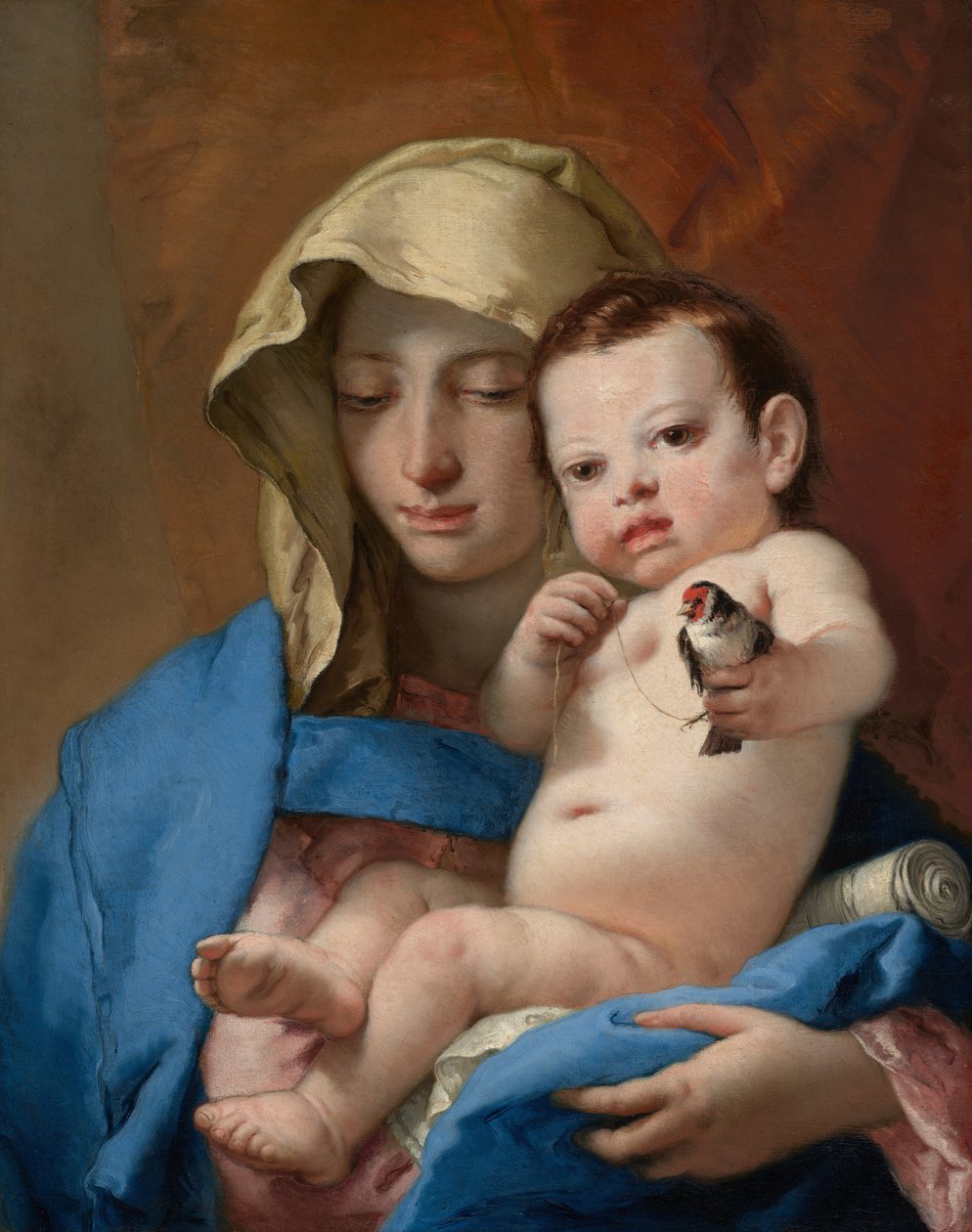 Madonna ze szczygłem autorstwa Giovanni Battista Tiepolo