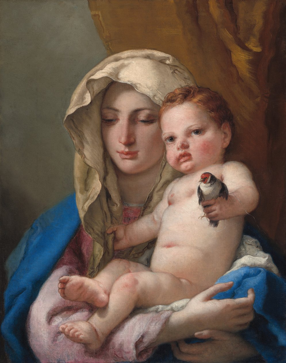 Madonna ze szczygłem autorstwa Giovanni Battista Tiepolo