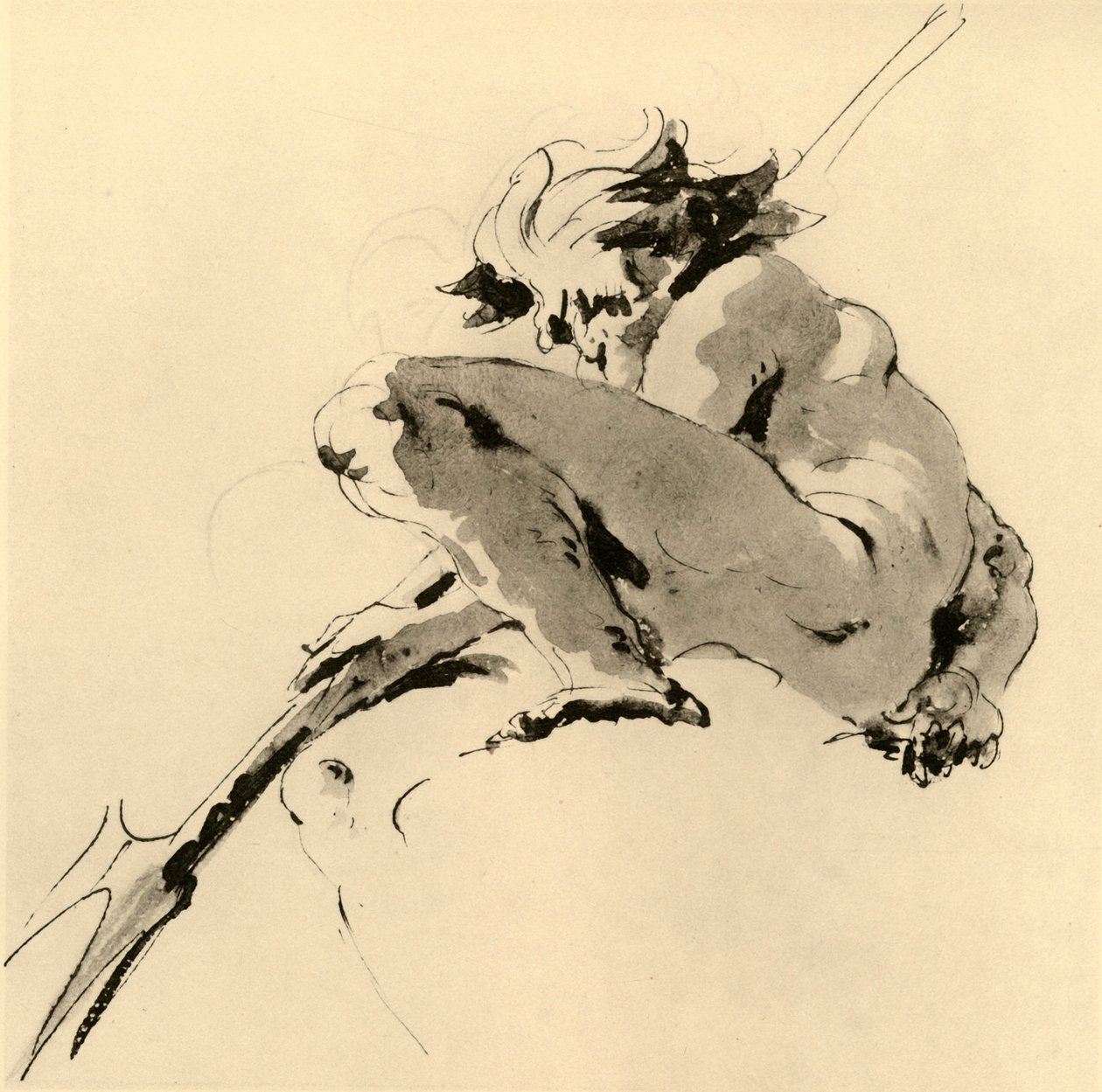 Neptun, ok. 1740, 1928 r autorstwa Giovanni Battista Tiepolo