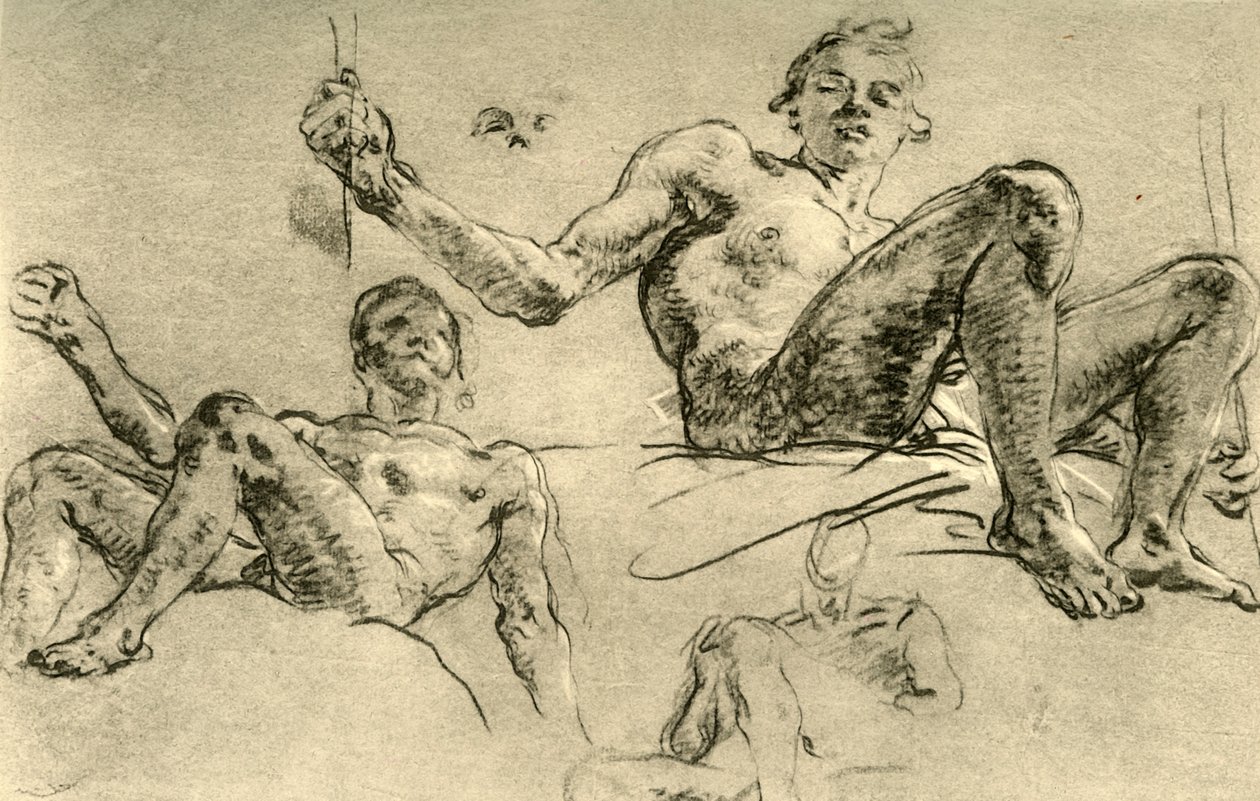Akty, połowa XVIII wieku, 1928 autorstwa Giovanni Battista Tiepolo