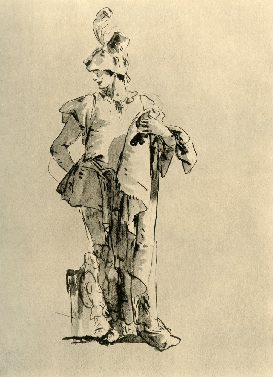 Strona, połowa XVIII wieku, 1928 autorstwa Giovanni Battista Tiepolo