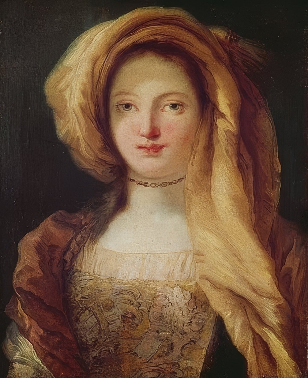 Portret jego żony autorstwa Giovanni Battista Tiepolo