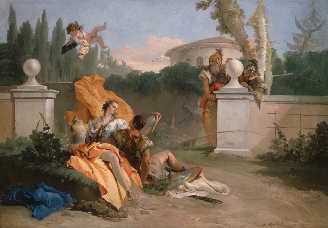 Rinaldo i Armida w jej ogrodzie autorstwa Giovanni Battista Tiepolo