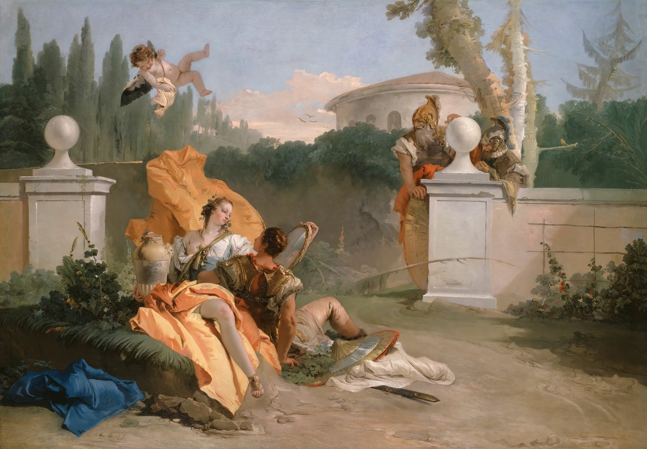 Rinaldo i Armida w swoim ogrodzie, 174245. autorstwa Giovanni Battista Tiepolo