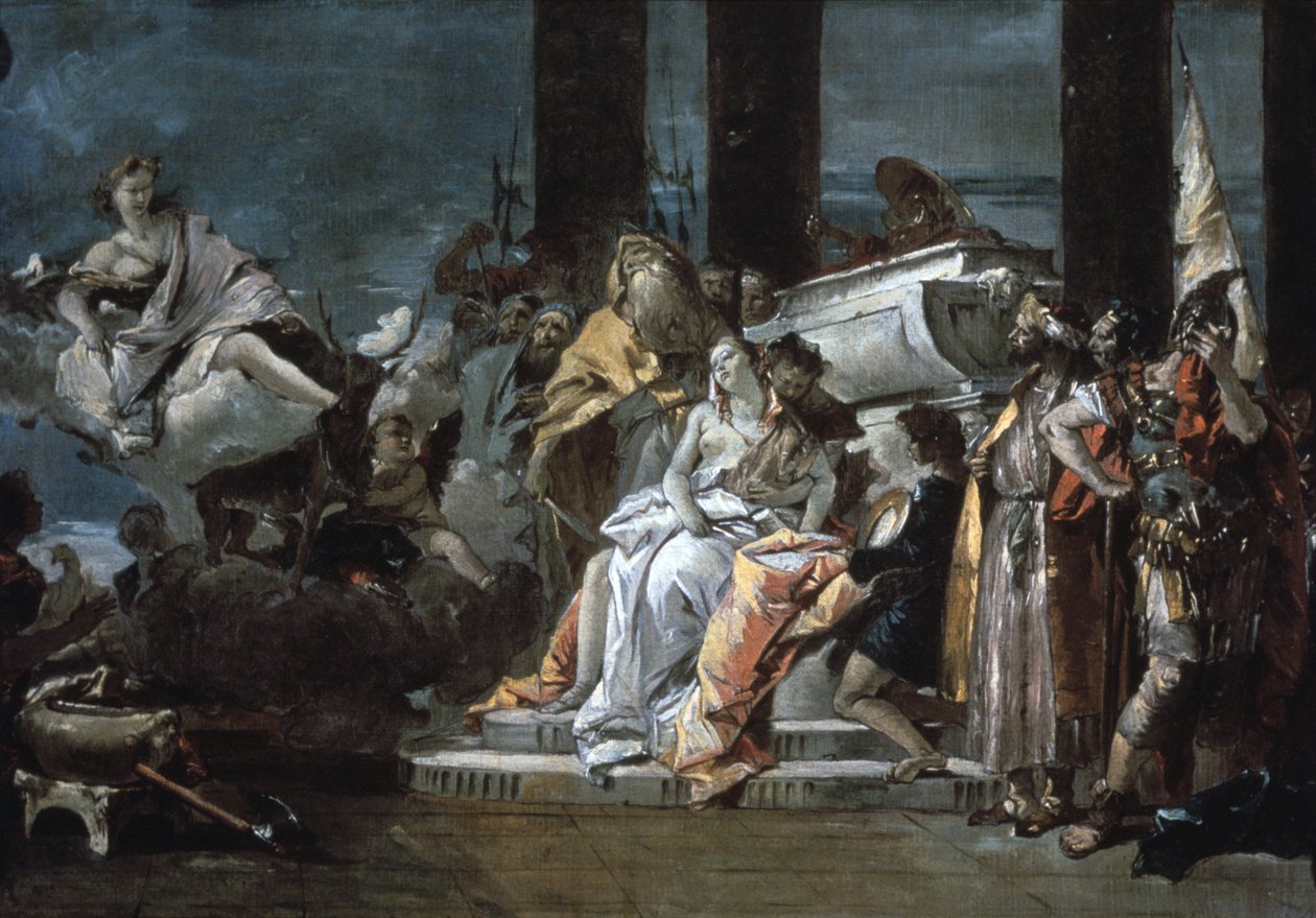 Ofiara Ifigenii, 1735 autorstwa Giovanni Battista Tiepolo