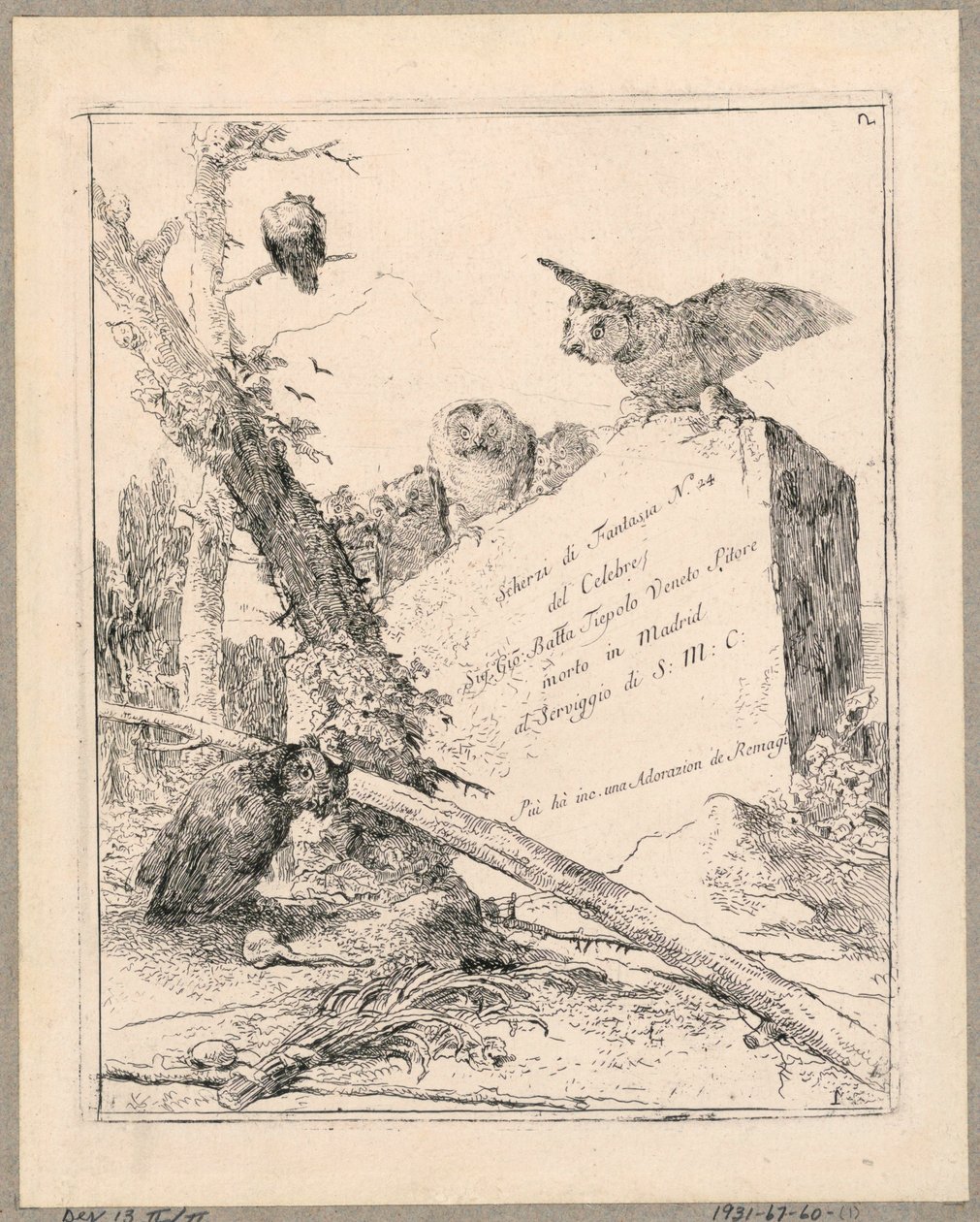 Dowcipy o fantazji autorstwa Giovanni Battista Tiepolo