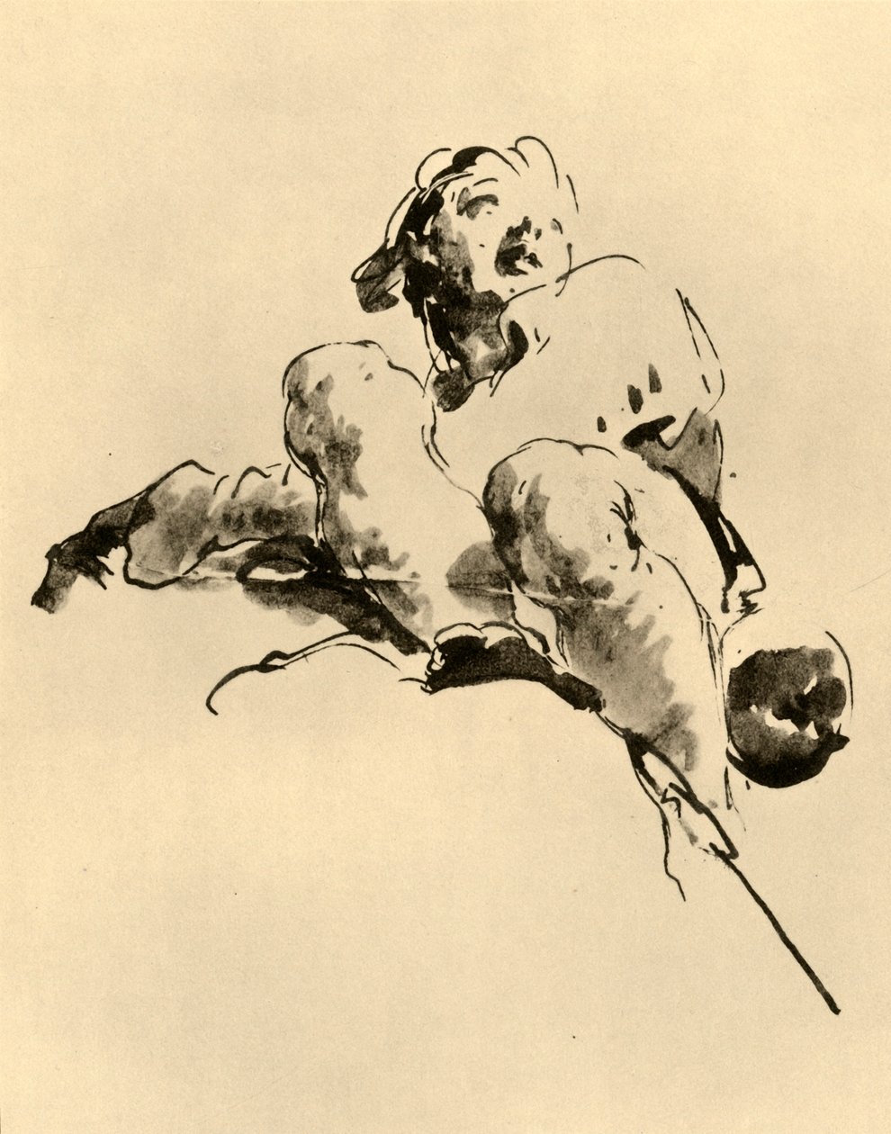 Kucająca Młodzież, połowa XVIII wieku, 1928 autorstwa Giovanni Battista Tiepolo