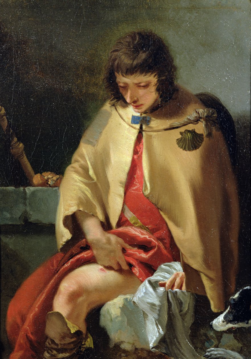 św. Roch, ok. 1730-35 autorstwa Giovanni Battista Tiepolo