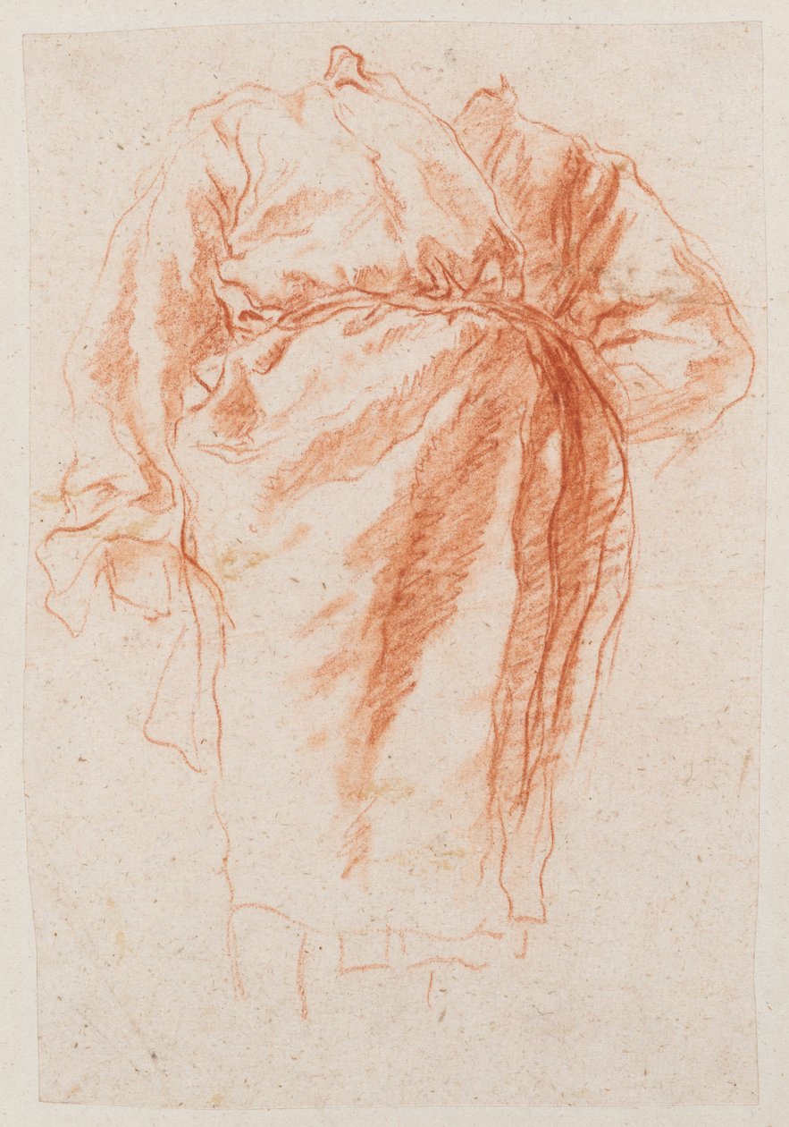 Studie einer drapierten Figur autorstwa Giovanni Battista Tiepolo