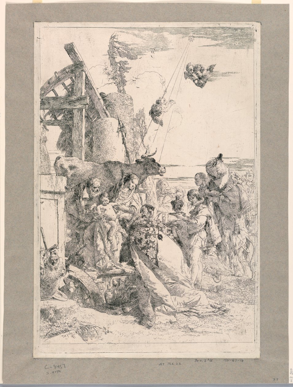 Adoracja Królów autorstwa Giovanni Battista Tiepolo