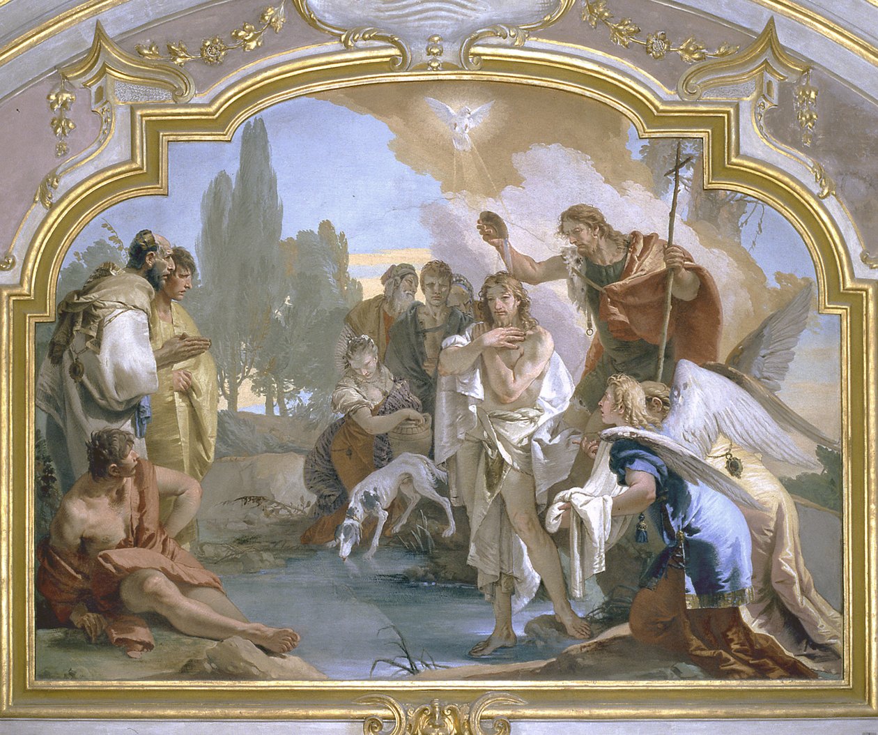 Chrzest Chrystusa autorstwa Giovanni Battista Tiepolo