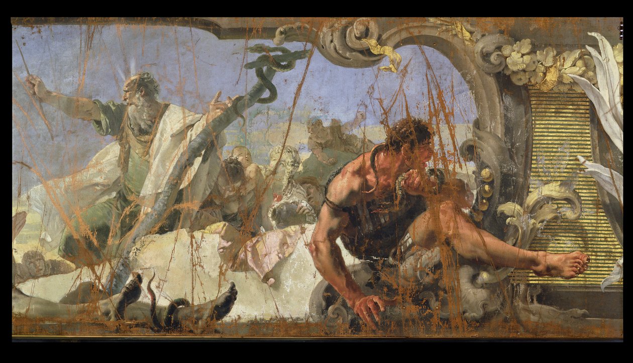 Miedziany wąż autorstwa Giovanni Battista Tiepolo
