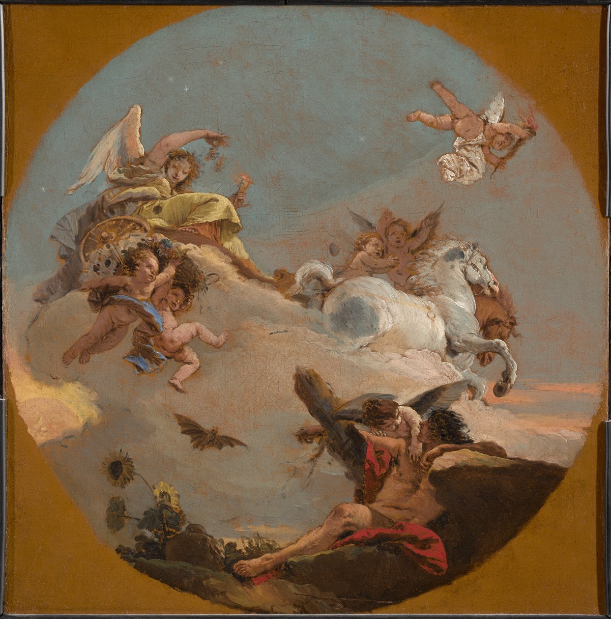Der Wagen der Aurora autorstwa Giovanni Battista Tiepolo