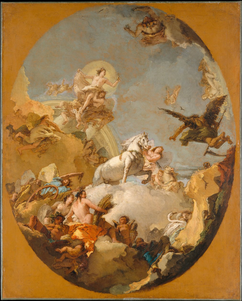Der Wagen der Aurora autorstwa Giovanni Battista Tiepolo