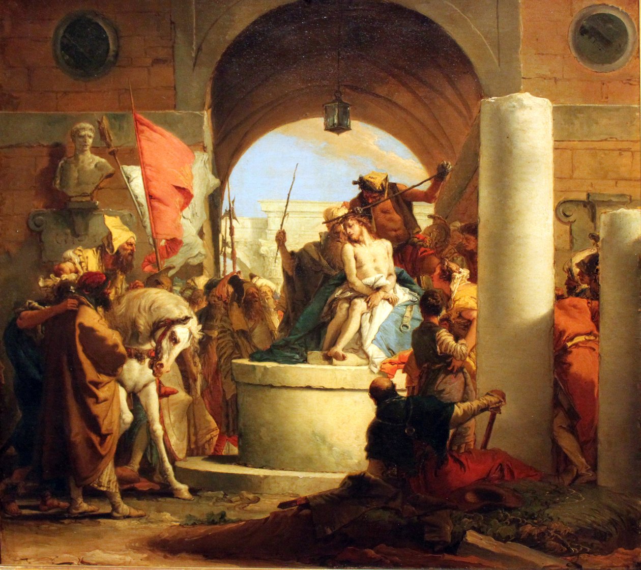 Ukoronowanie cierniem Deutsch: Dornenkrönung Christi Rosyjski: Ukoronowanie cierniem autorstwa Giovanni Battista Tiepolo
