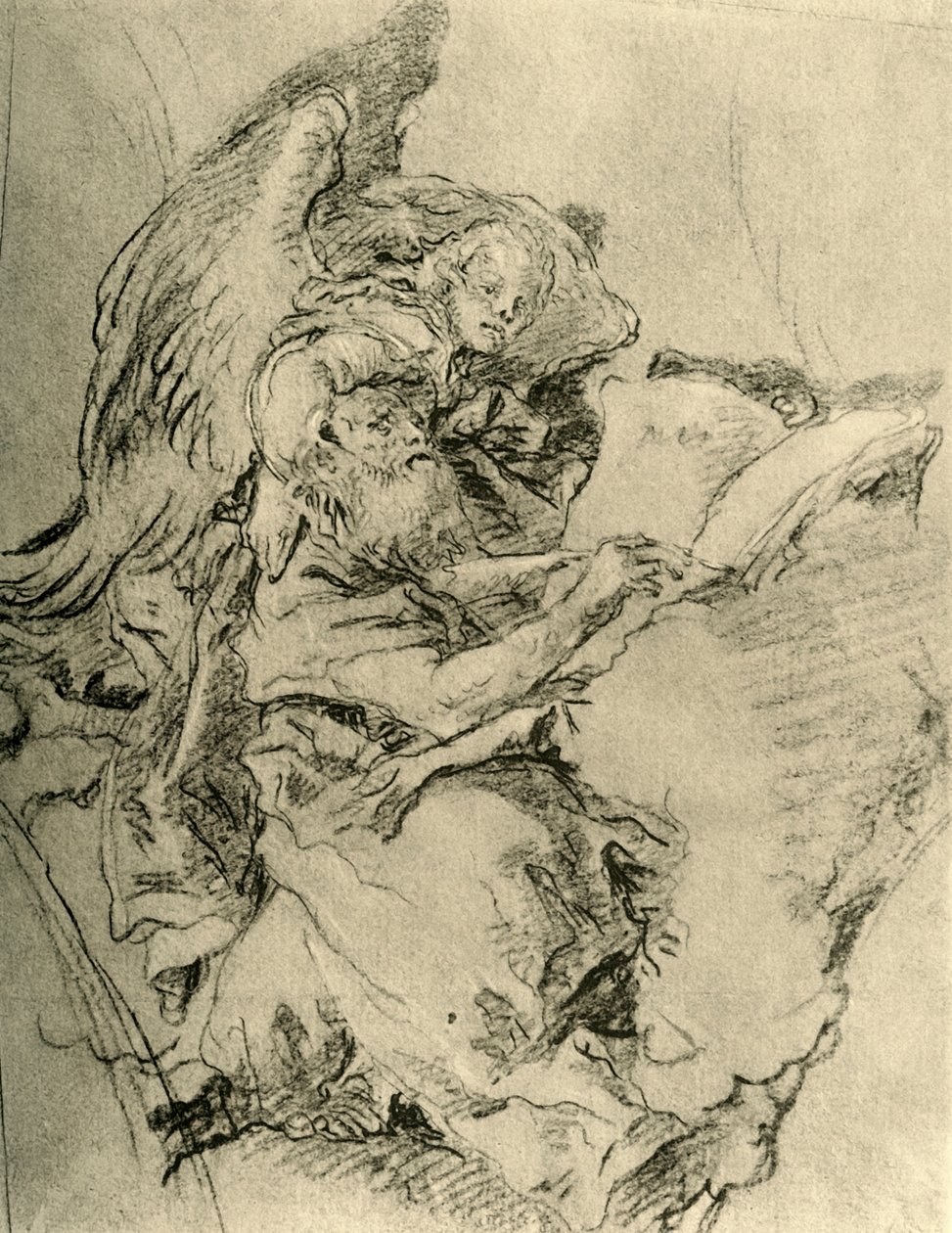 „Ewangelista Mateusz”, 1743, 1928 autorstwa Giovanni Battista Tiepolo