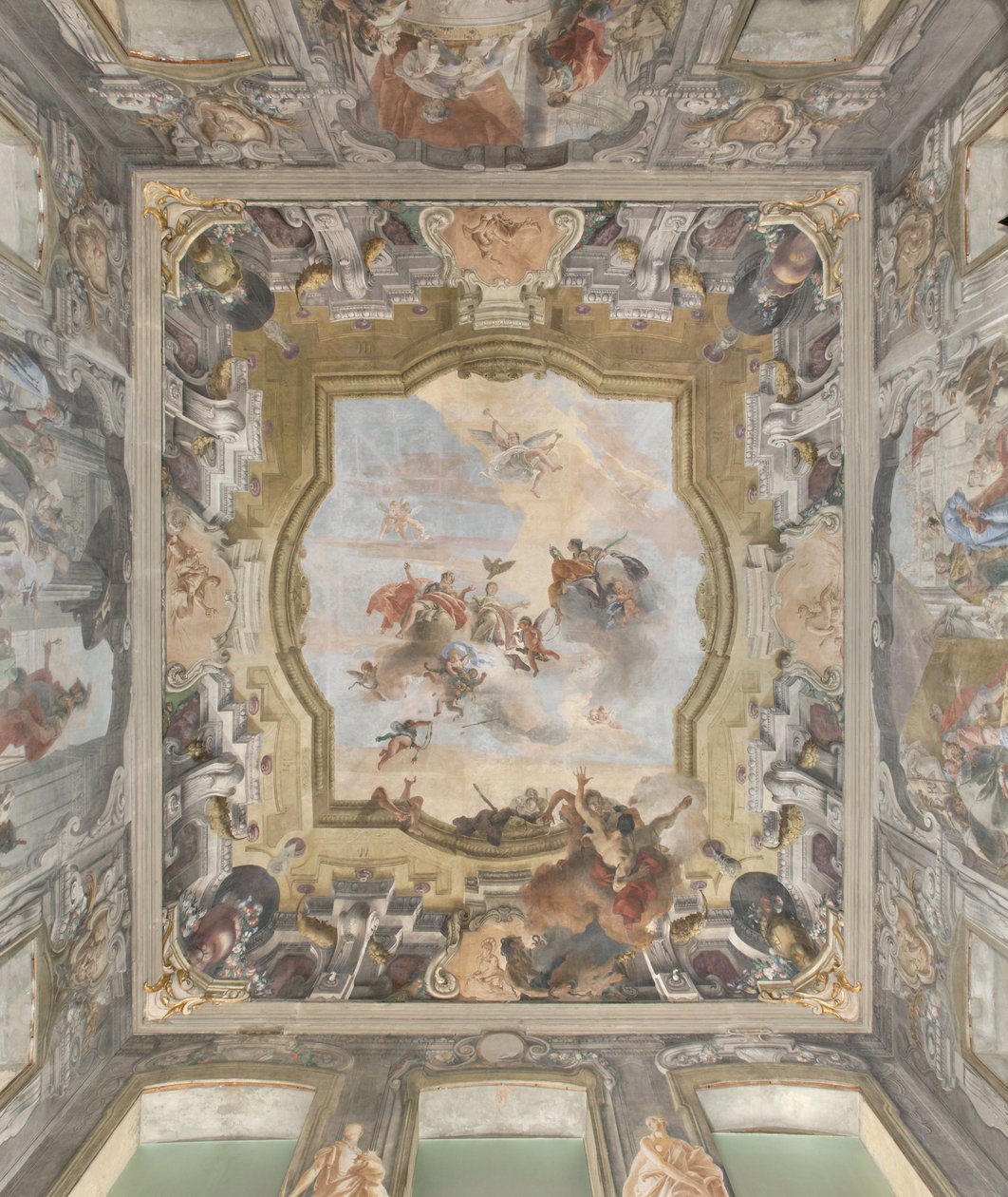Upadek demonów, Opowieści Scypiona, detal, 1731 (detal 3498337) autorstwa Giovanni Battista Tiepolo