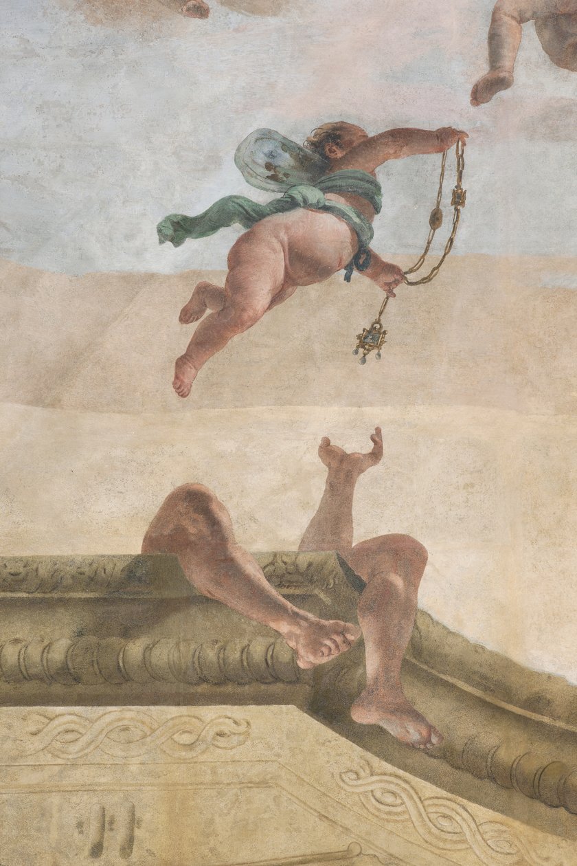 Upadek demonów, Opowieści Scypiona, detal, 1731 (detal 3498337) autorstwa Giovanni Battista Tiepolo