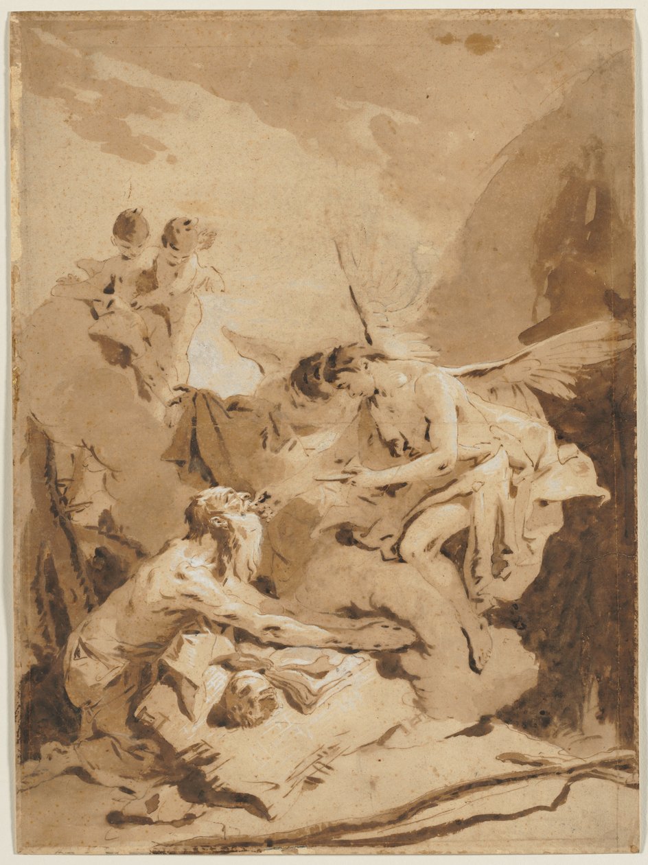 Ostatnia Komunia św. 1726. autorstwa Giovanni Battista Tiepolo