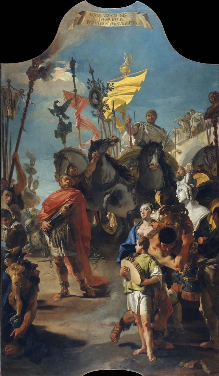 Triumf Mariusza, 1729 autorstwa Giovanni Battista Tiepolo