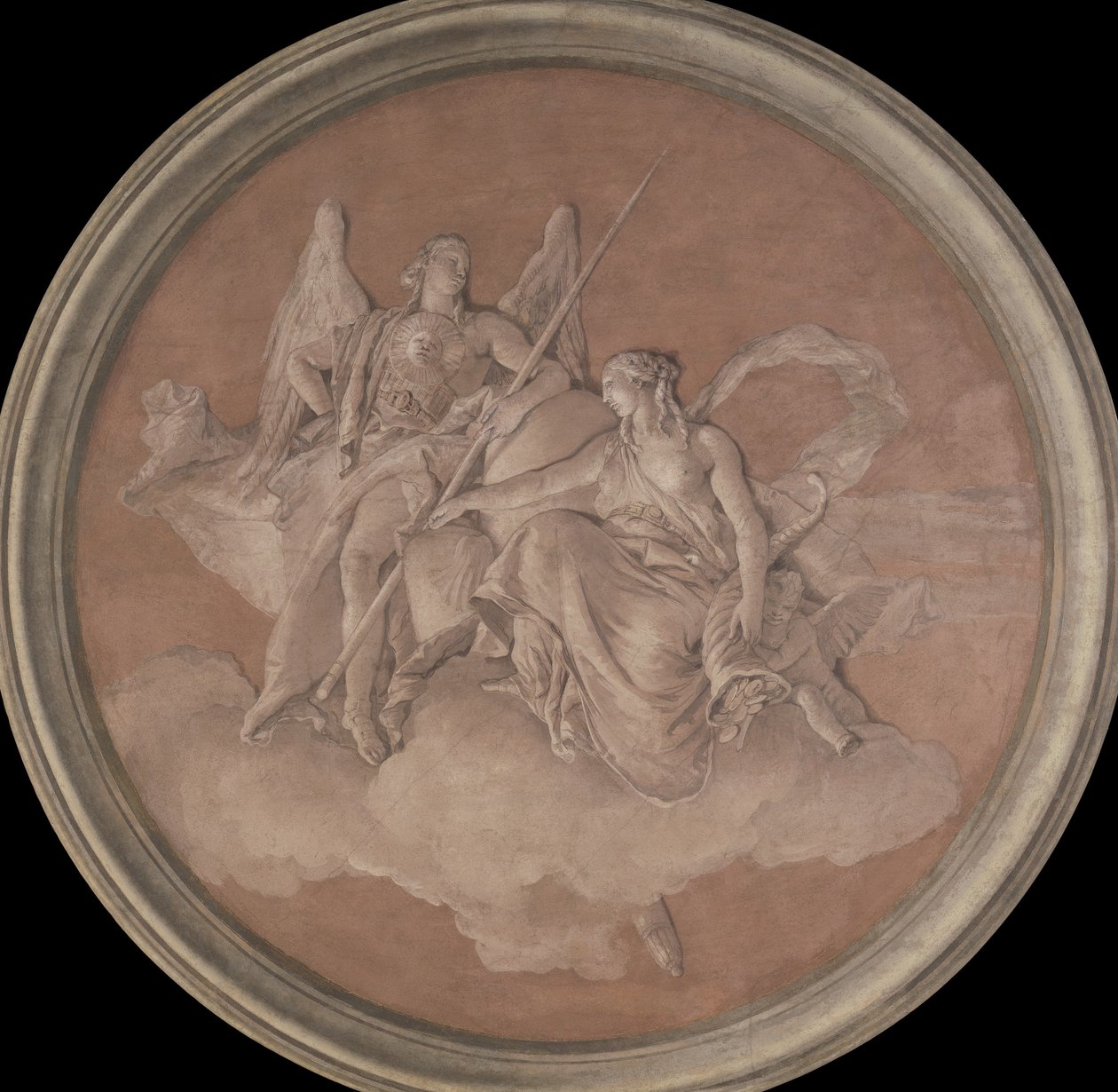 Cnota i obfitość, 1760. autorstwa Giovanni Battista Tiepolo