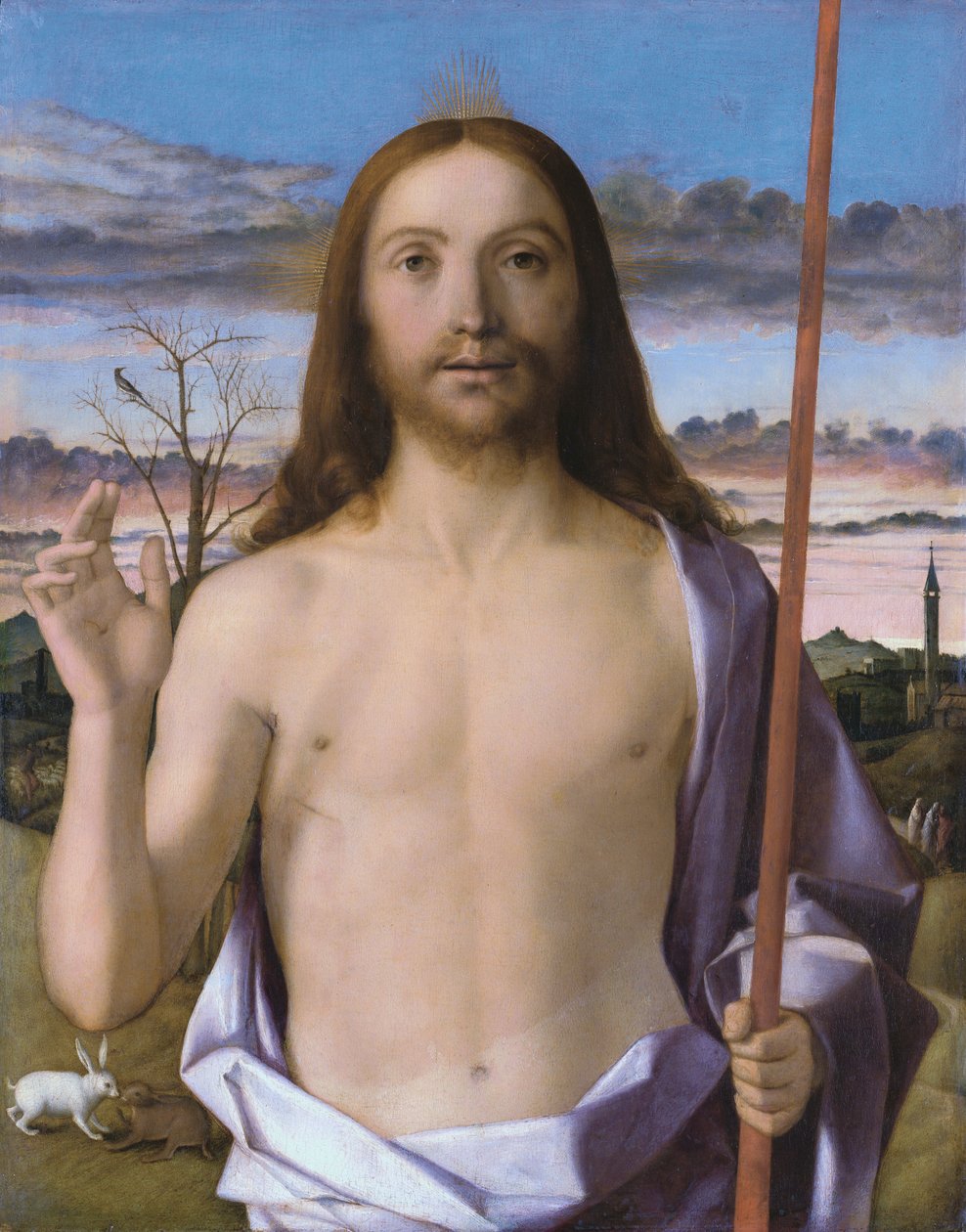 Błogosławieństwo Chrystusa autorstwa Giovanni Bellini