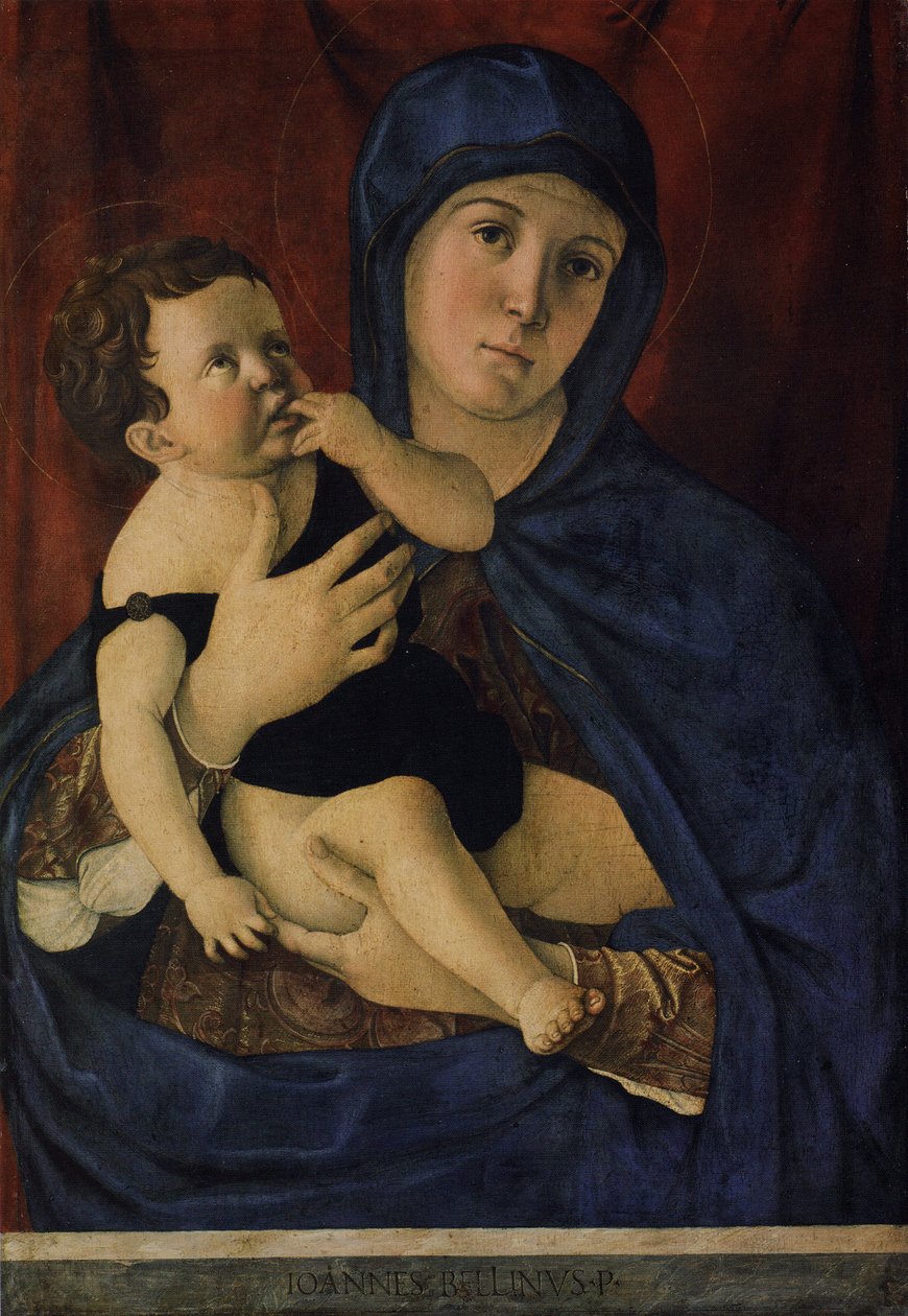 Niemiecki: Maria mit dem Kind Madonna z Dzieciątkiem autorstwa Giovanni Bellini