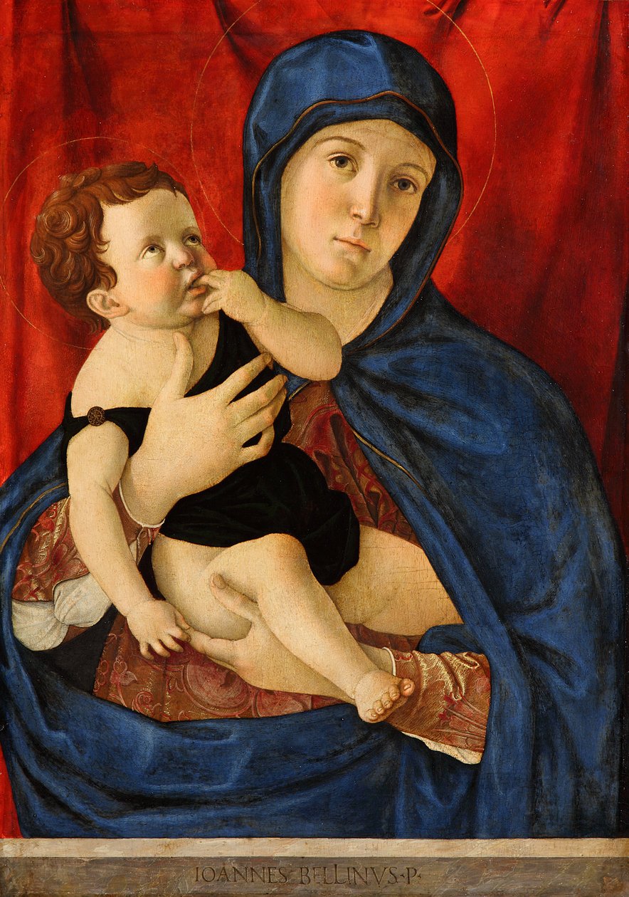 Niemiecki: Maria mit dem Kind Madonna z Dzieciątkiem autorstwa Giovanni Bellini
